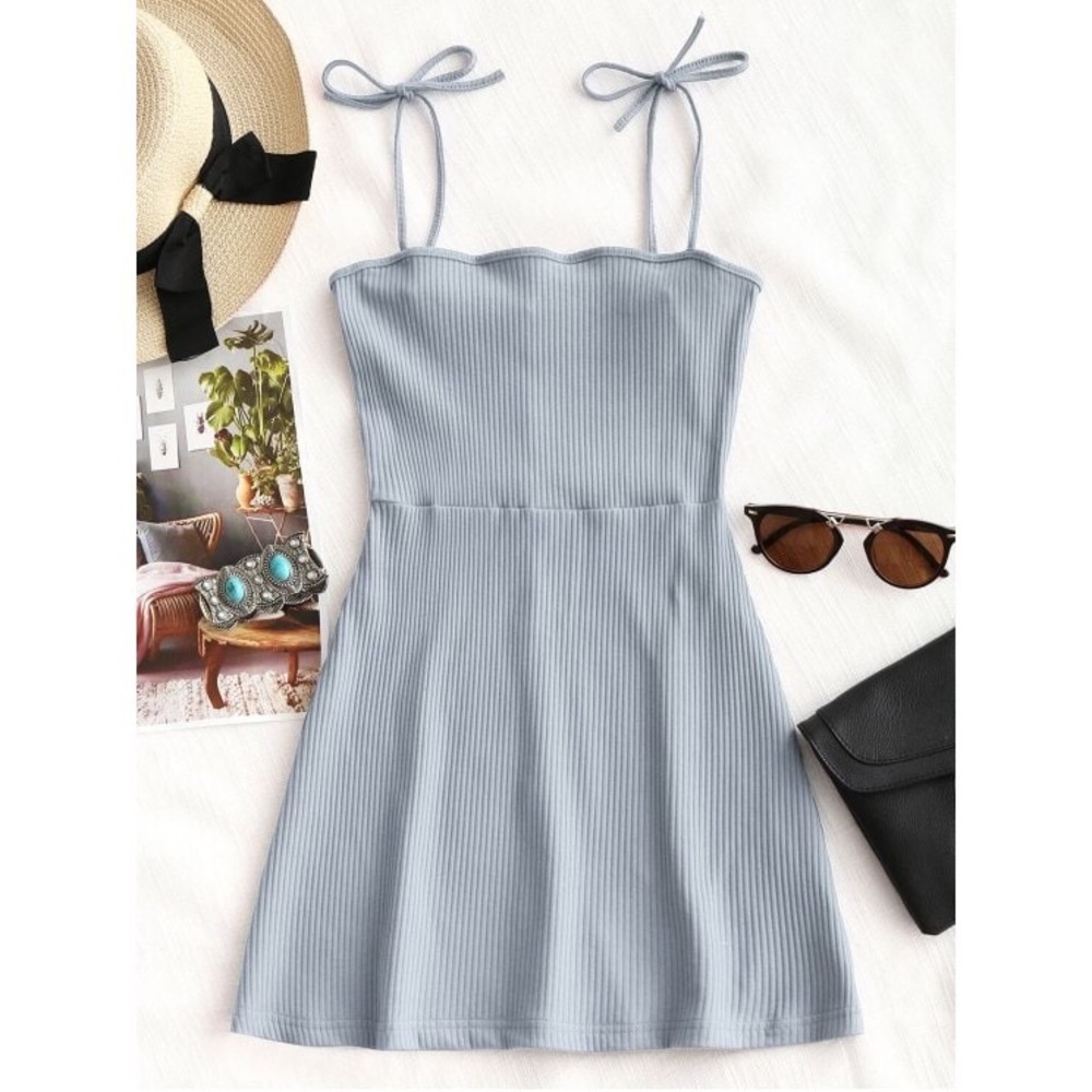 Ribbed Mini Dress